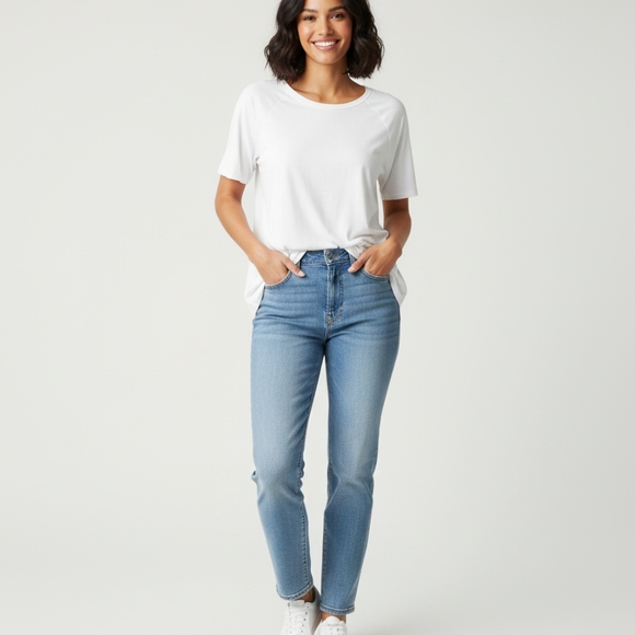 Yelete White Blouse with sheer sleeves - Picture 1 of 8